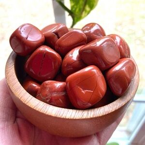 Red Jasper Polished Crystal Tumbled Stones Courage Truth Protection Root Chakra